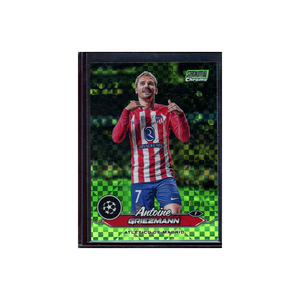 Antoine Griezmann 2023-24 Topps Stadium Club Chrome UCL Soccer Green /99