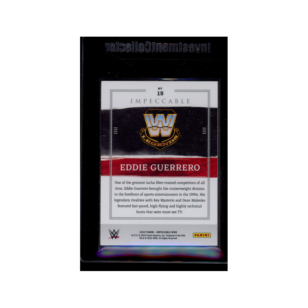 Eddie Guerrero 2022 Panini Impeccable WWE Gold /10