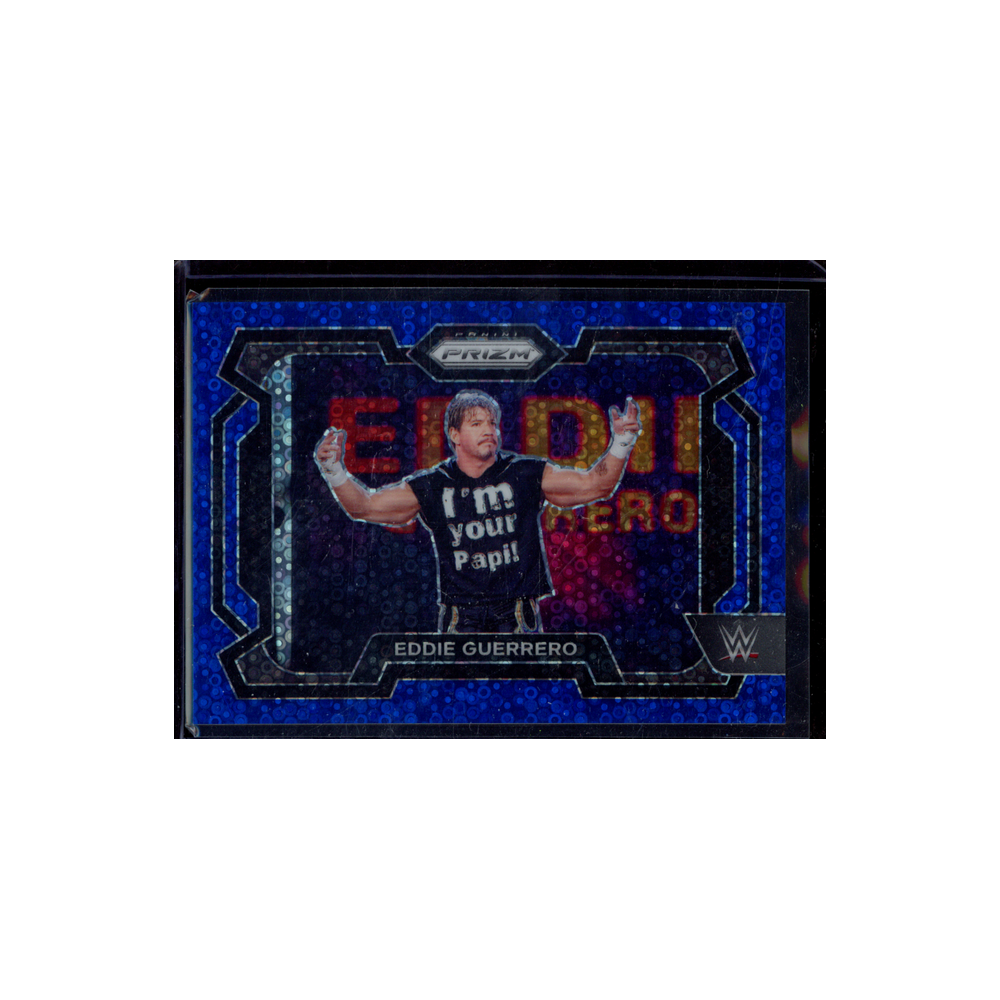 Eddie Guerrero 2024 Panini Prizm WWE Undercard Blue Disco Prizm /25