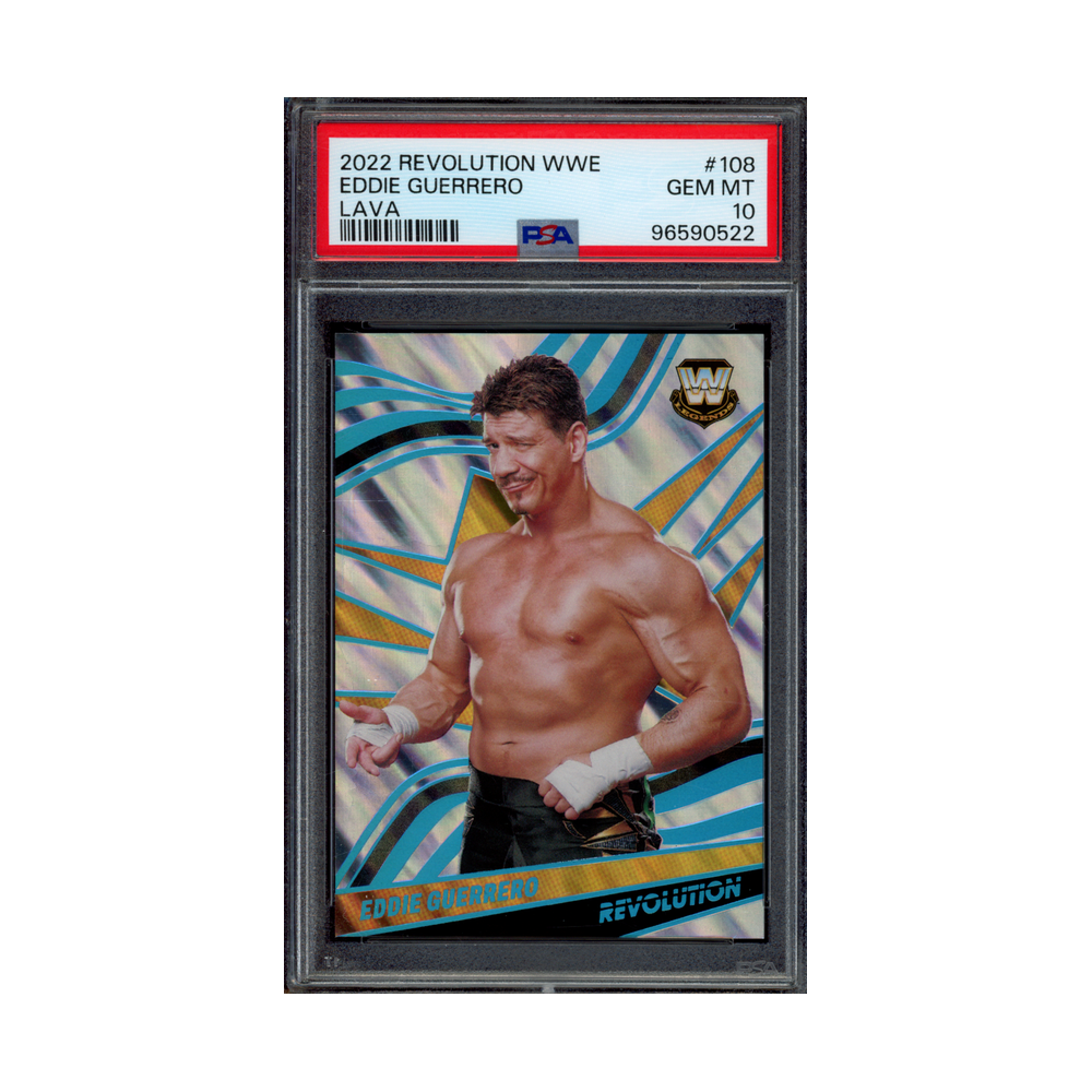 Eddie Guerrero 2022 Panini Revolution WWE Lava /10 PSA 10
