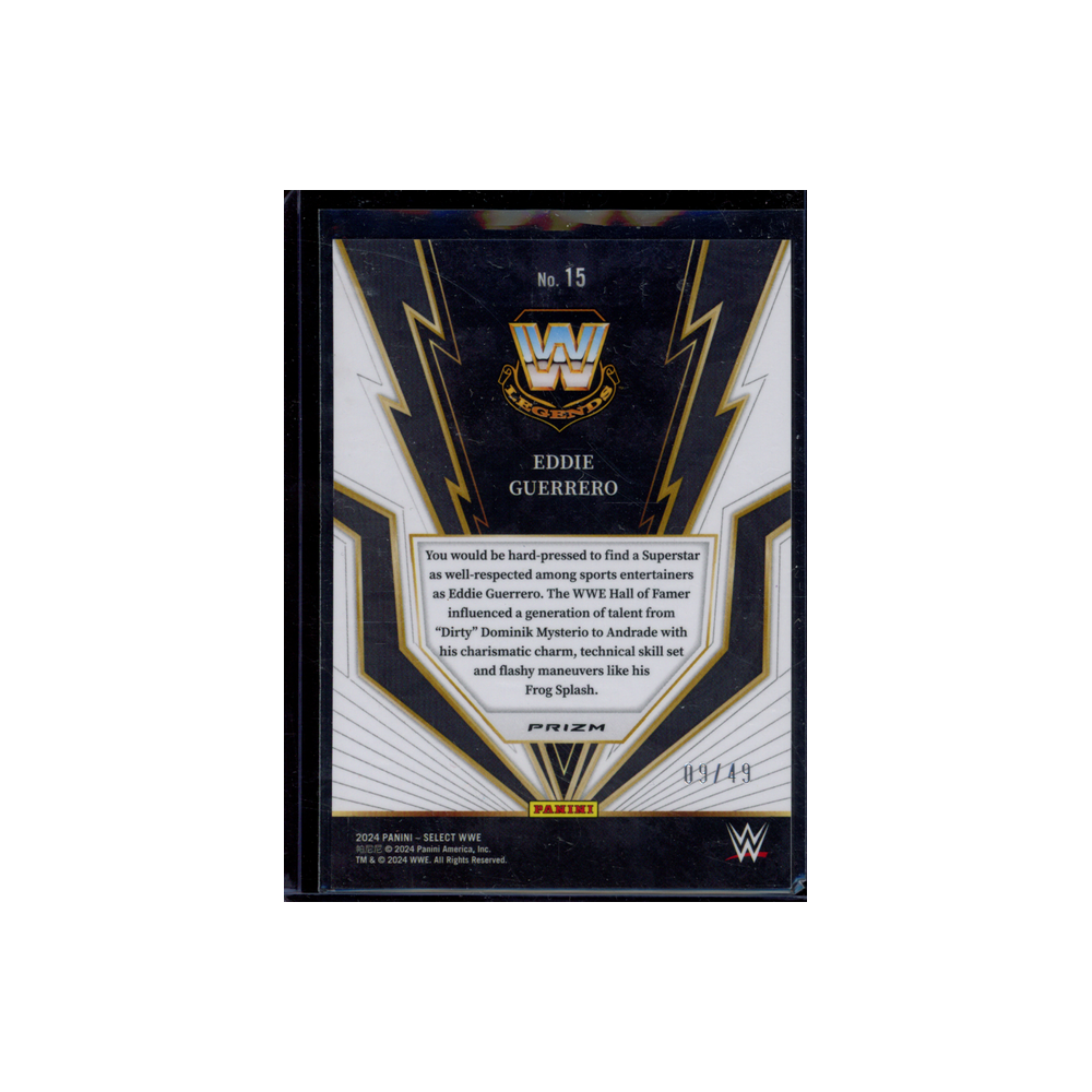 Eddie Guerrero 2024 Panini Select WWE Turbocharged Blue /49