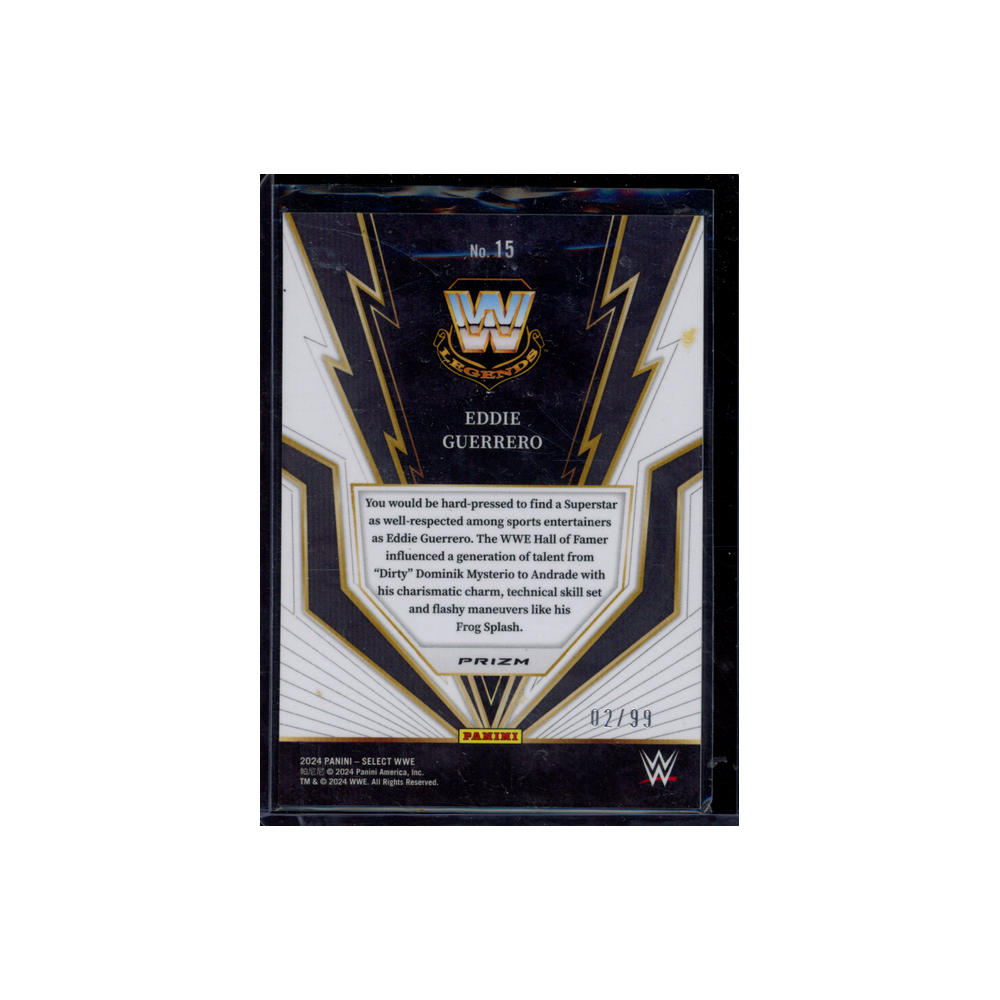 Eddie Guerrero 2024 Panini Select WWE Turbocharged Red /99