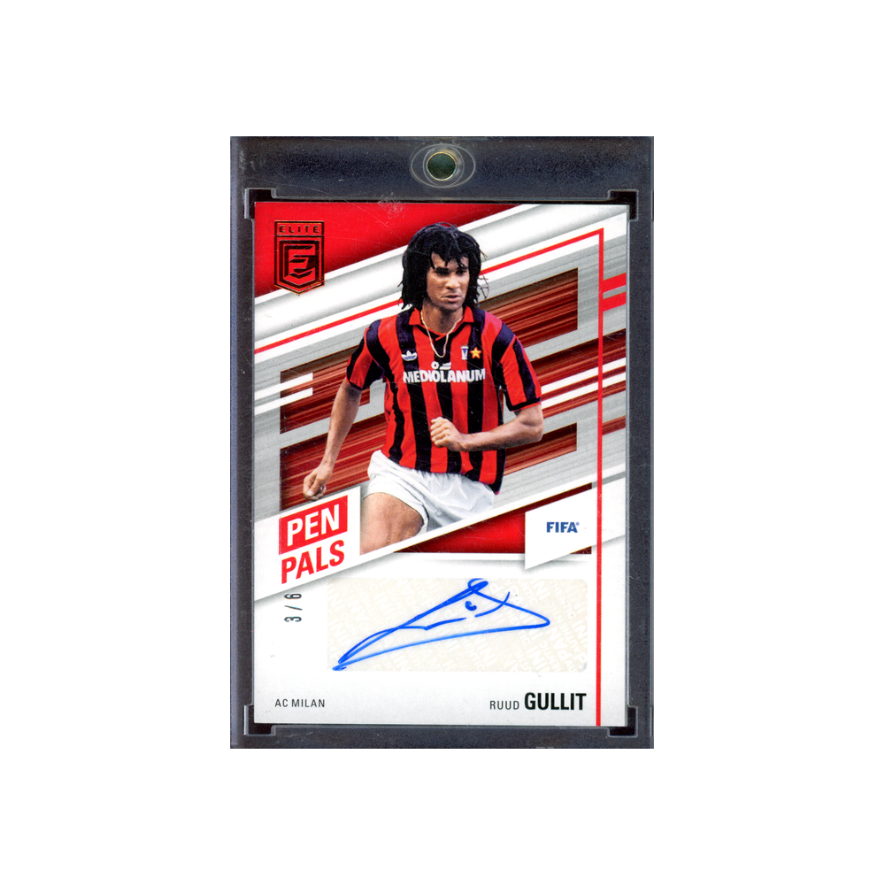 Ruud Gullit 2022-23 Panini Donruss Elite Fifa Soccer Pen Pals Auto /6