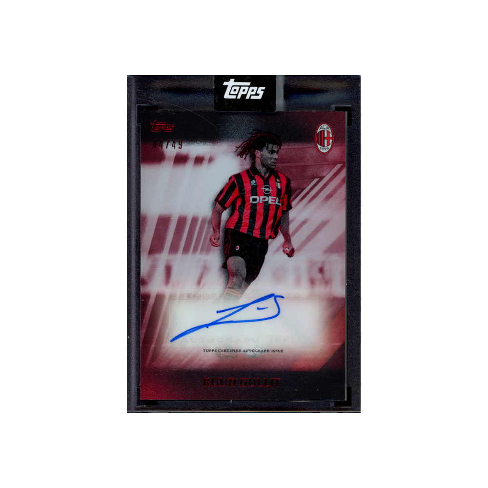 Ruud Gullit 2024 Topps AC Milan Set Auto /49