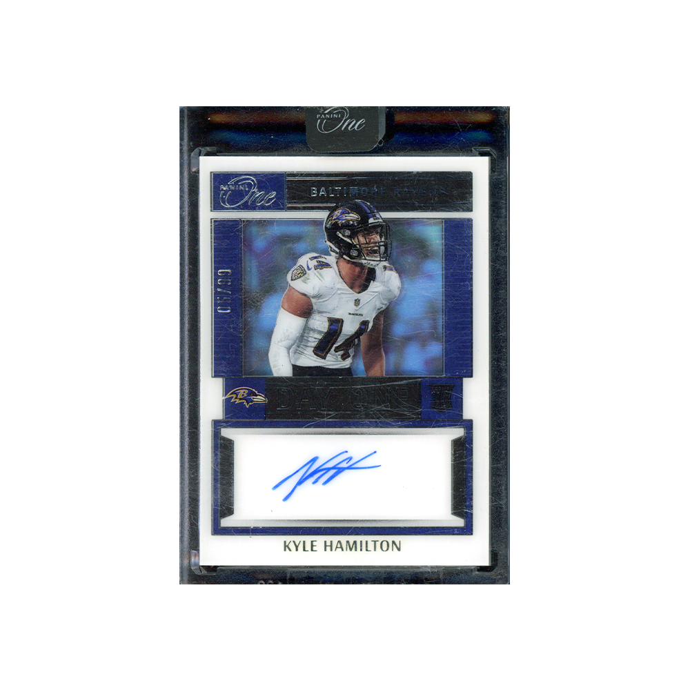 Kyle Hamilton 2022 Panini One Football Day One Rookie Auto /99