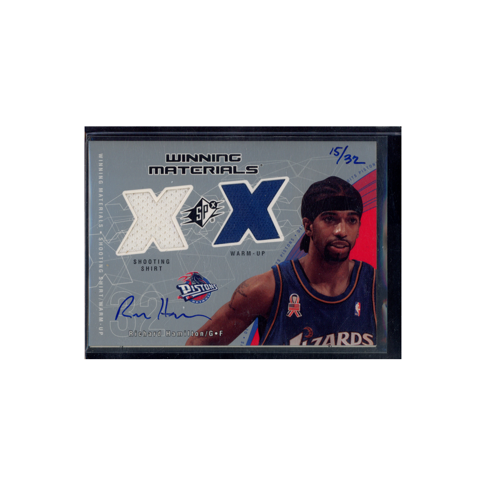 Richard Hamilton 2003 Ultimate Collection Patch Auto /32