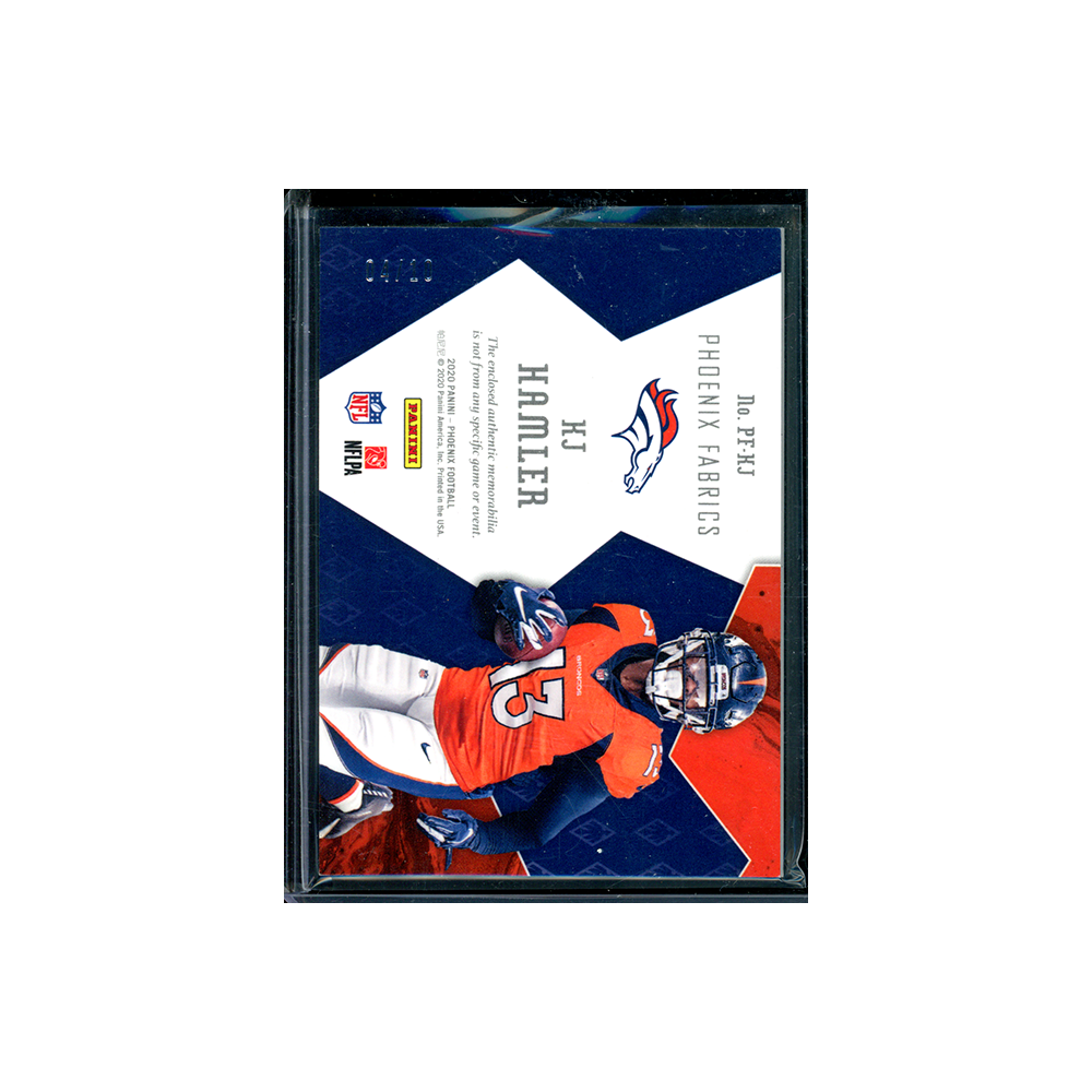 KJ Hamler 2020 Panini Phoenix Football Phoenix Fabrics Rookie Patch /10