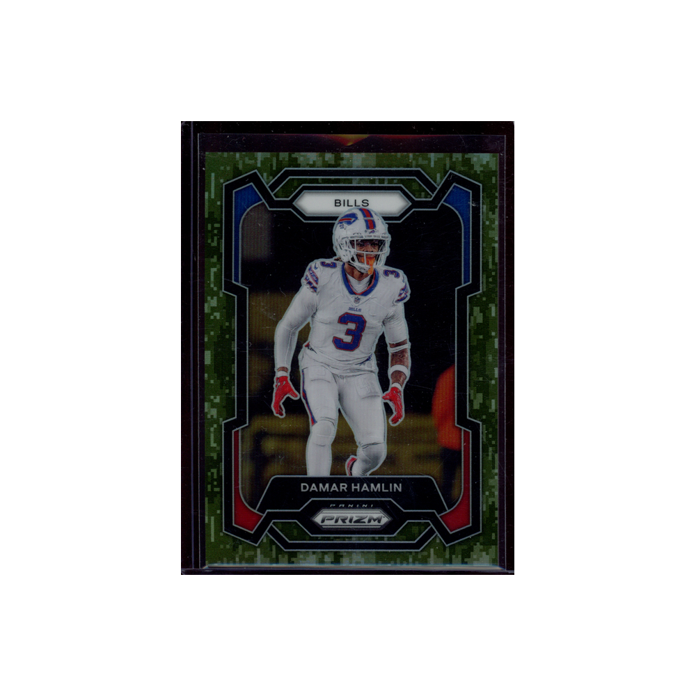 Damar Hamlin 2023 Panini Prizm Footall Forest Camo /15