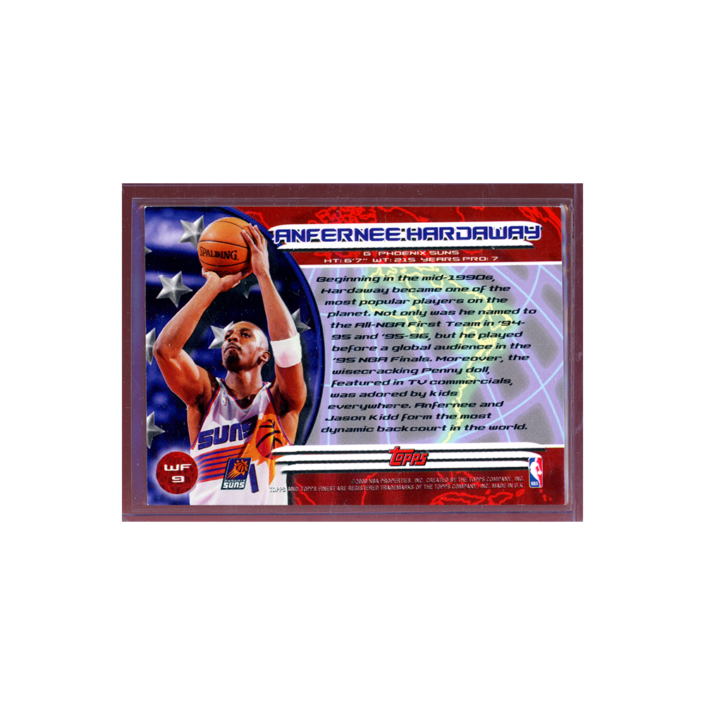 Anfernee Hardaway 2000 Topps Finest Basketball World's Finest