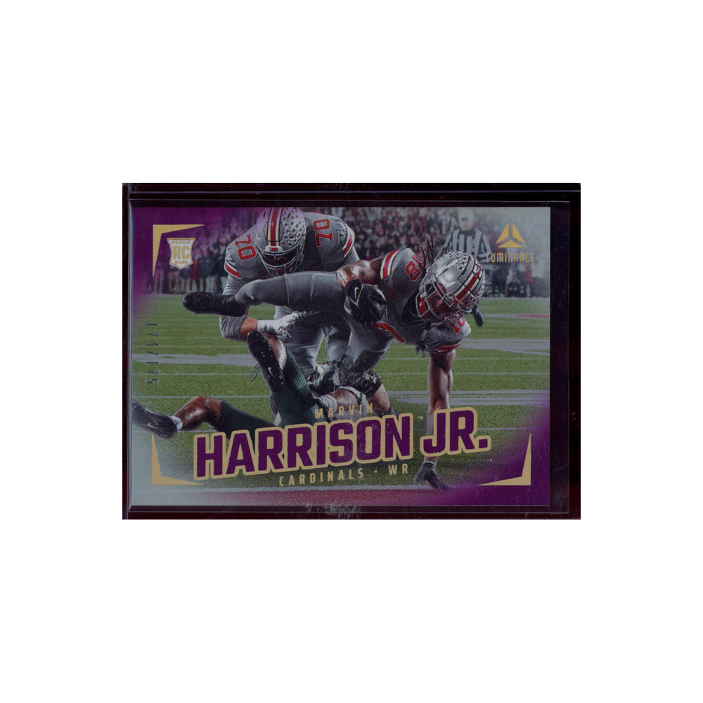 Marvin Harrison Jr. 2024 Panini Luminance Football Rookie /175