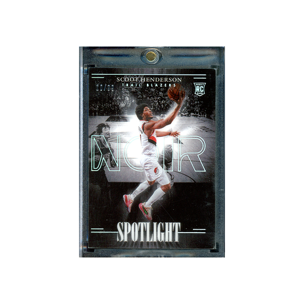 Scoot Henderson 2023-24 Panini Noir Basketball Spotlight Rookie