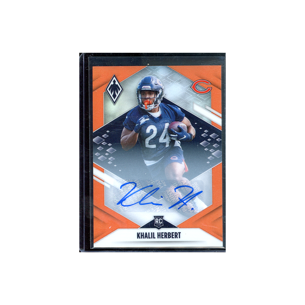 Khalil Herbert 2021 Panini Phoenix Football Rookie Auto Orange /50