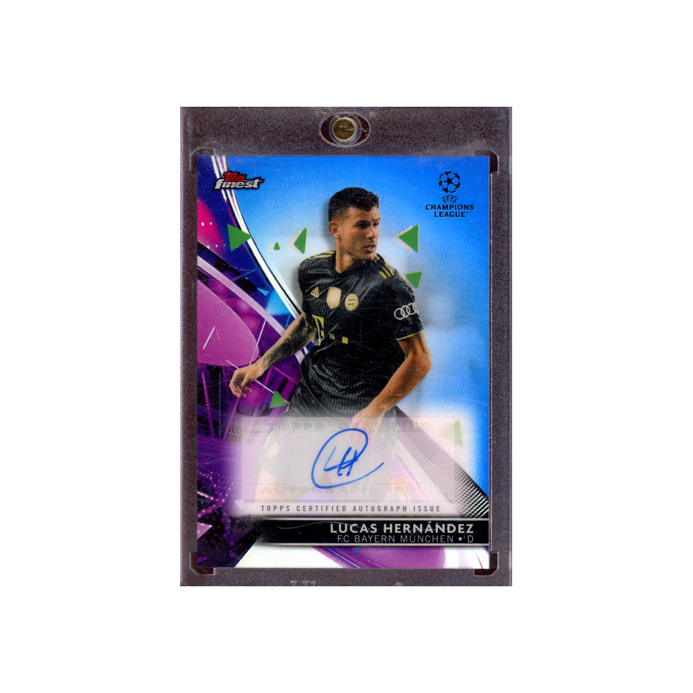 Lucas Hernandez 2022 Topps Finest UCL Auto /150