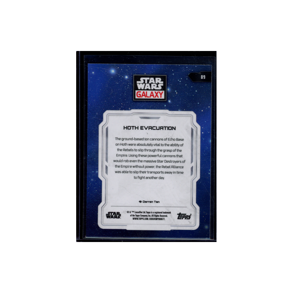 Hoth Evacuation 2024 Topps Star Wars Galaxy Chrome
