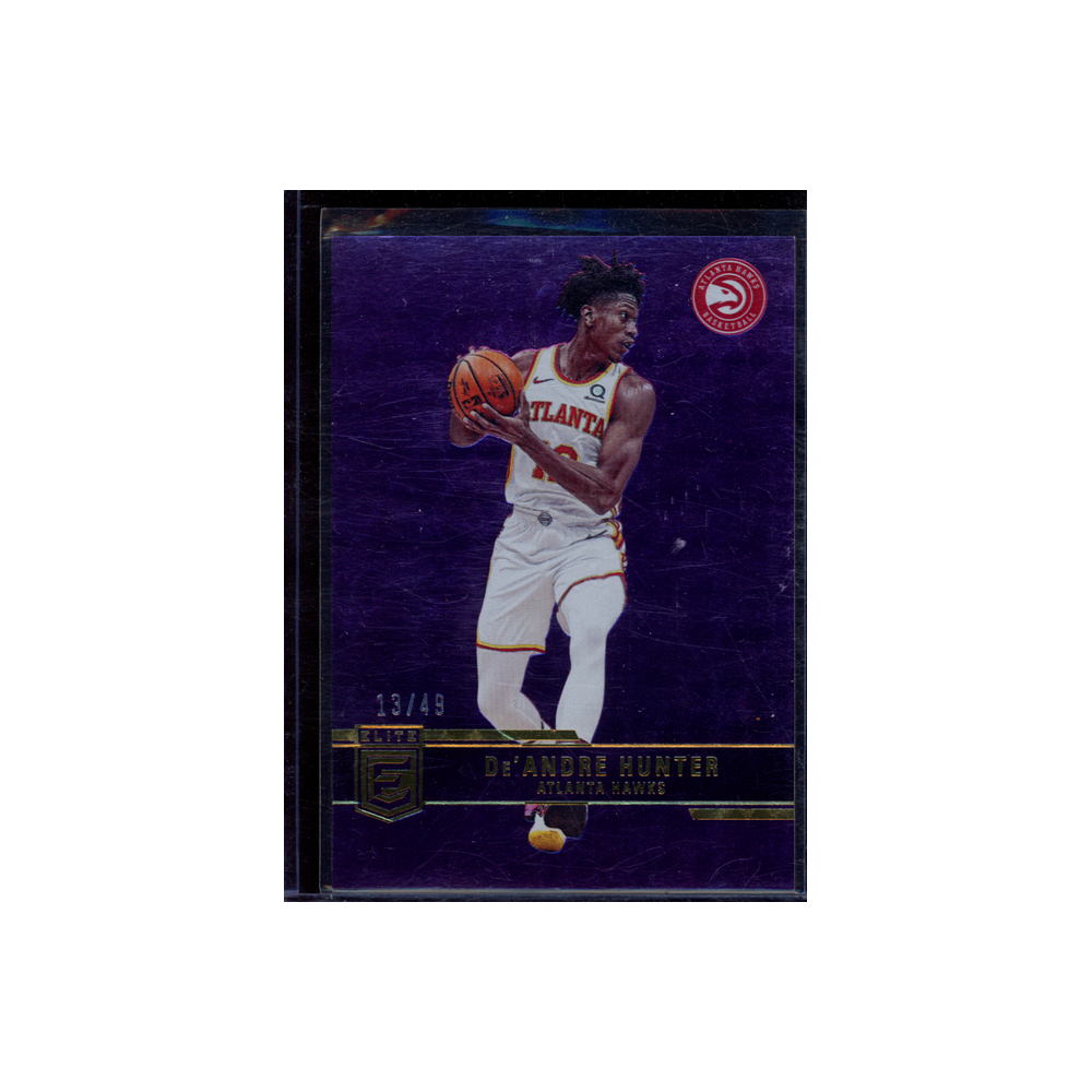 De'Andre Hunter 2021-22 Panini Donruss Elite Basketball Purple /49