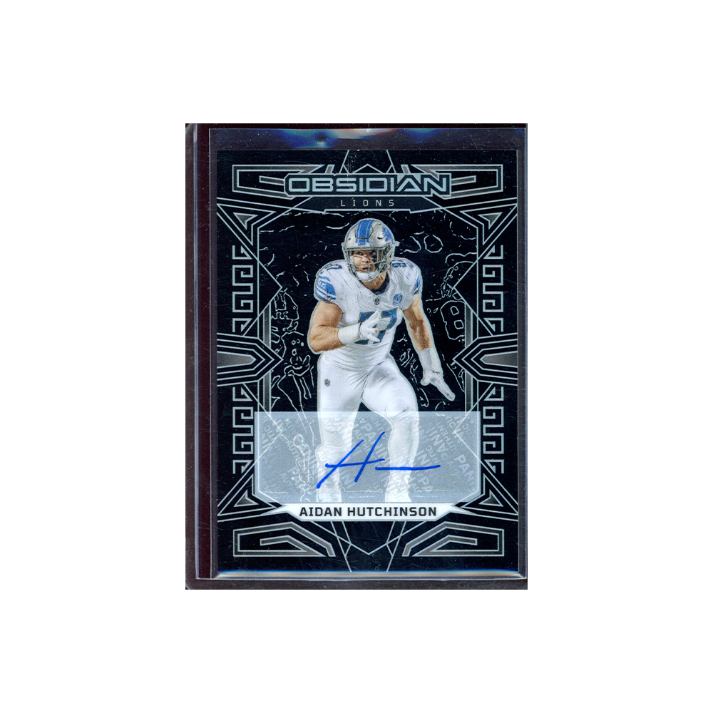 Aidan Hutchinson 2023 Panini Obsidian Football Auto