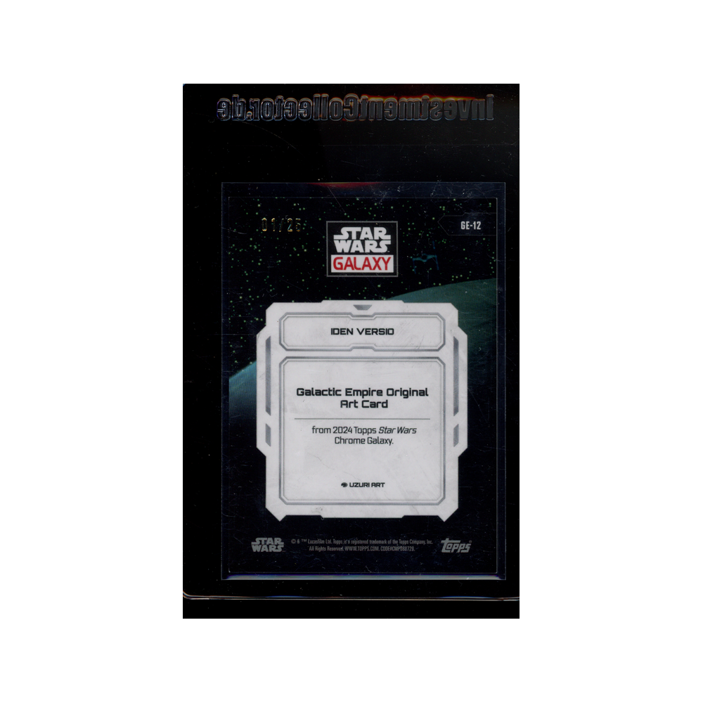 Iden Versio 2024 Topps Star Wars Galaxy Chrome Orange /25