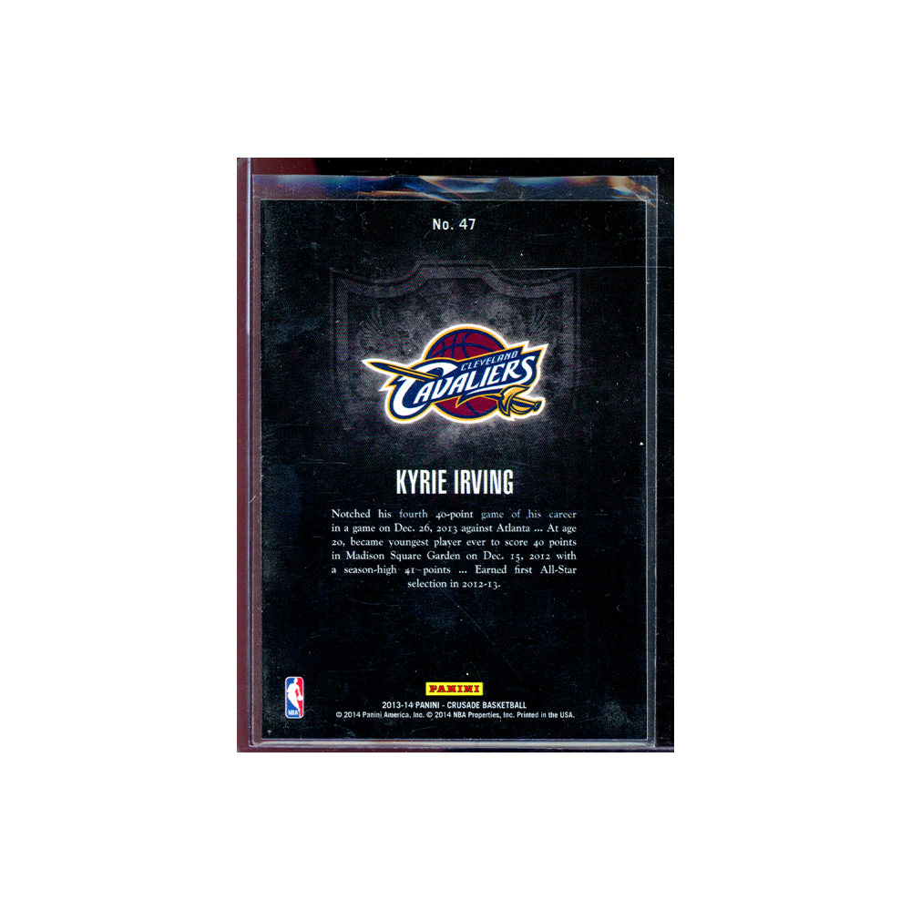 Kyrie Irving 2013-14 Panini Crusade Basketball