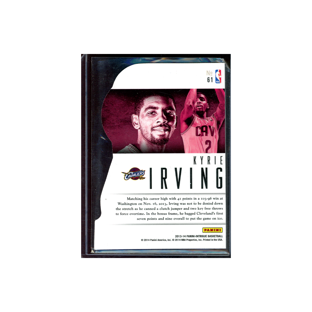 Kyrie Irving 2013-14 Panini Intrigue Basketball Players Die-Cut Card