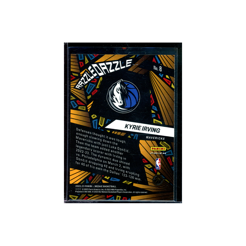 Kyrie Irving 2022-23 Panini Mosaic Basketball Razzle Dazzle
