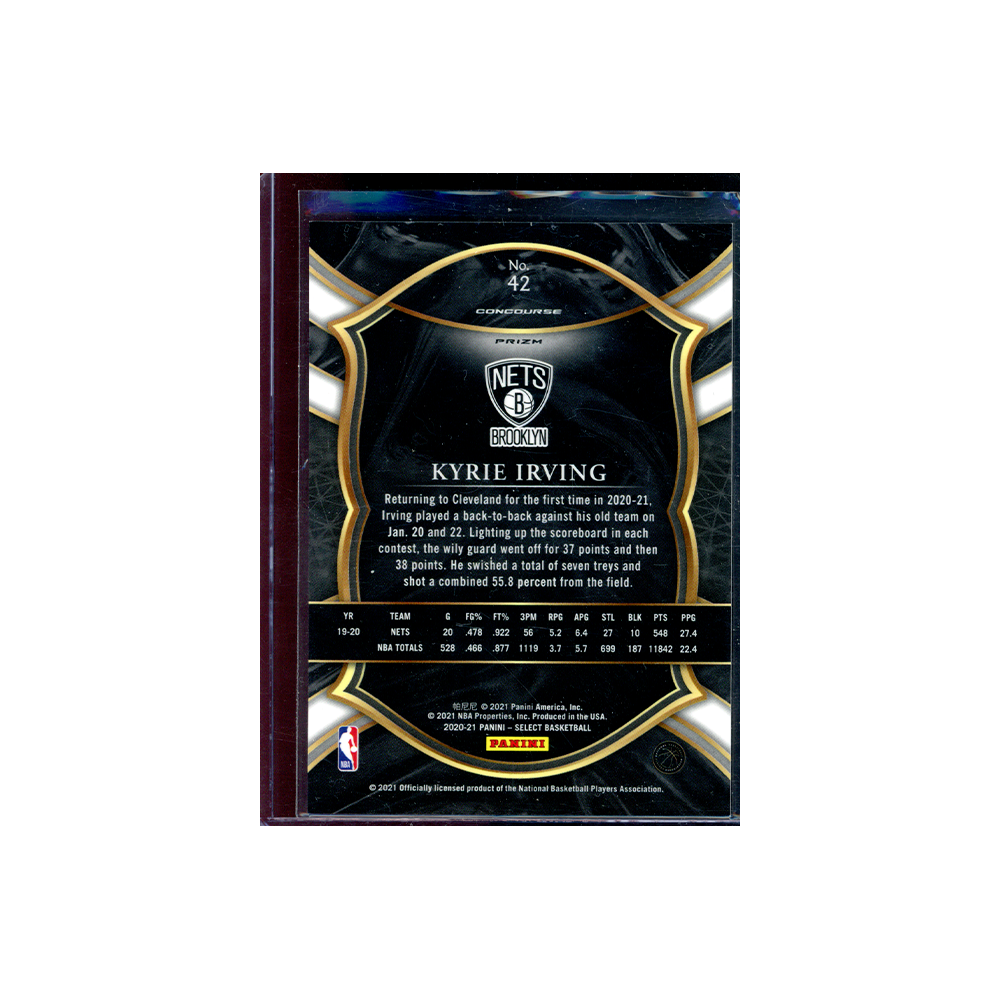 Kyrie Irving 2020-21 Panini Select Basketball Cosmic