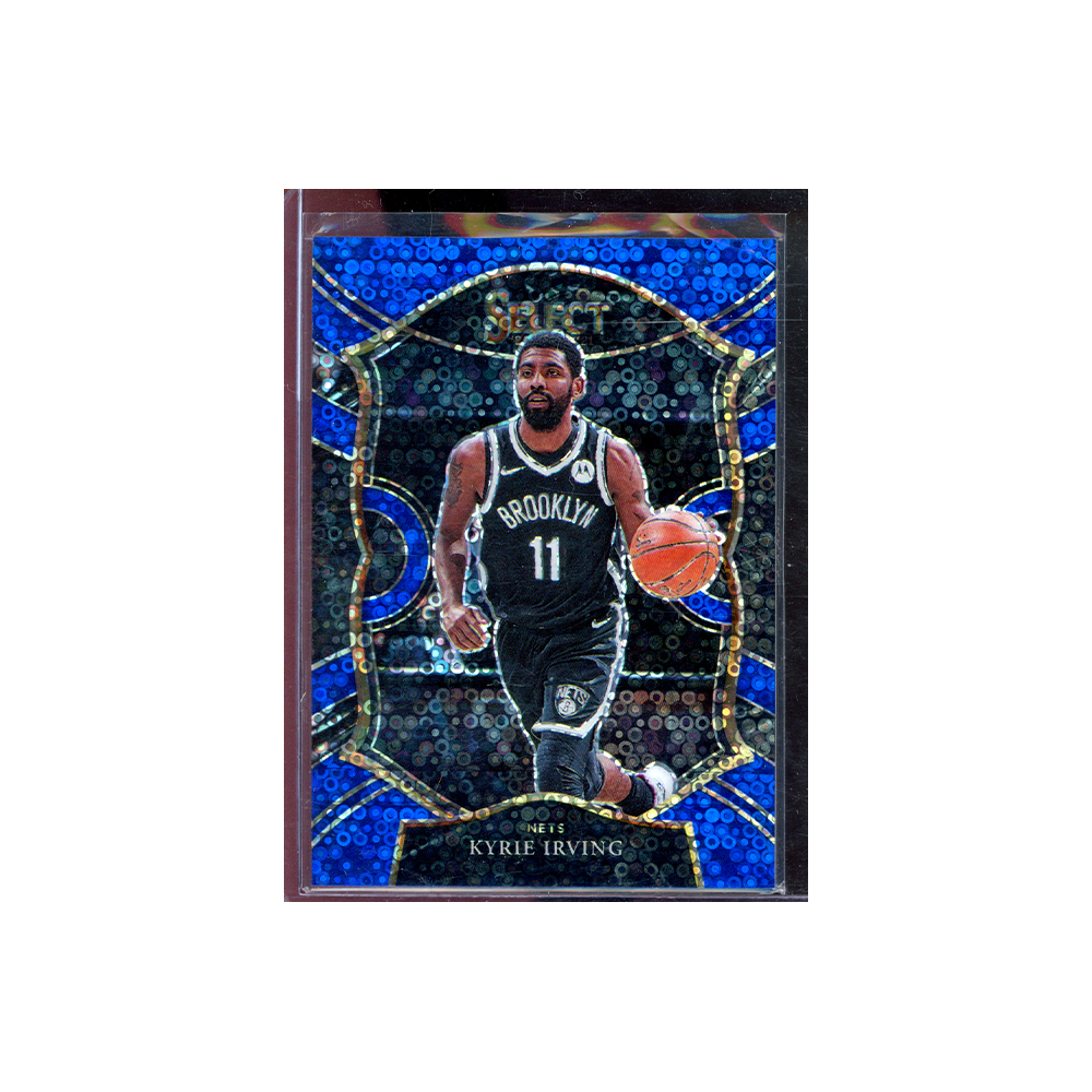 Kyrie Irving 2020-21 Panini Select Basketball Fast Break Blue /25