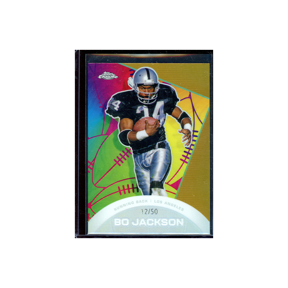 Bo Jackson 2023 Topps Composite Football All-Etch Chrome Gold /50