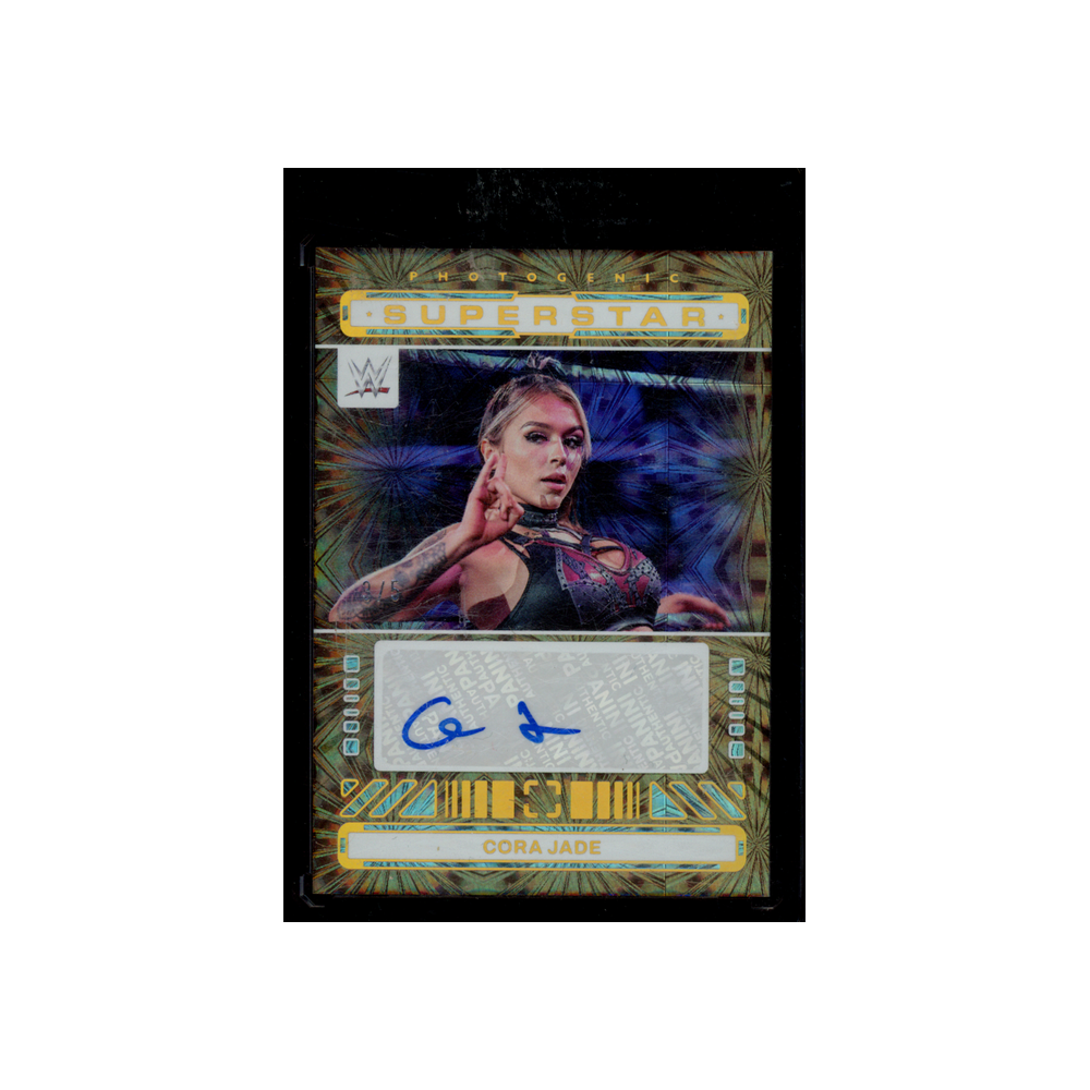 Cora Jade 2024 Panini Photogenic WWE Superstar Auto Fireworks /5