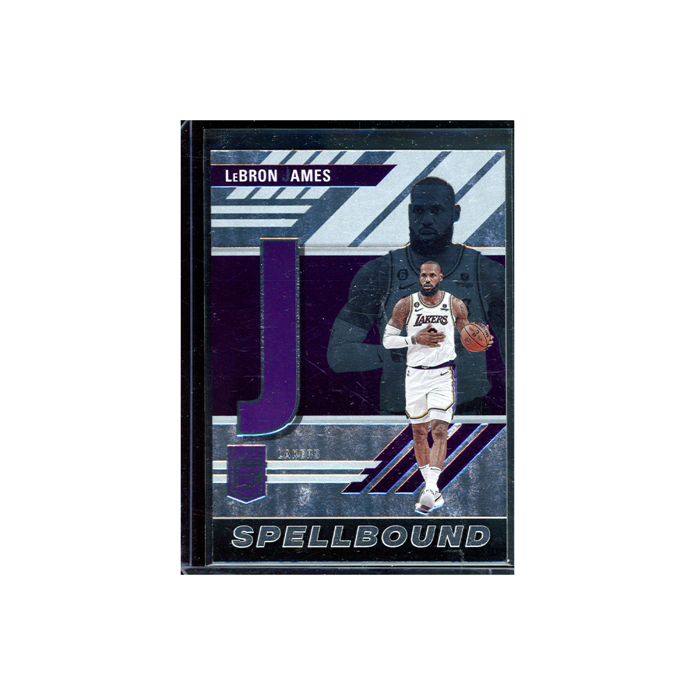 LeBron James 2023-24 Panini Donruss Elite Basketball Spellbound "J"