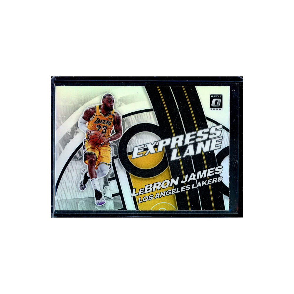 LeBron James 2021-22 Panini Donruss Optic Basketball Express Lane Holo