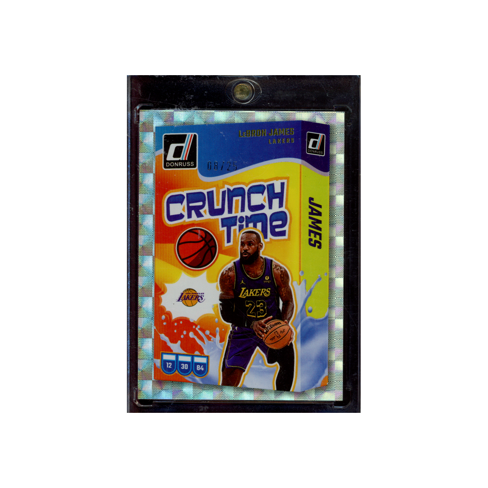 LeBron James 2024-25 Panini Donruss Basketball Crunch Time /25