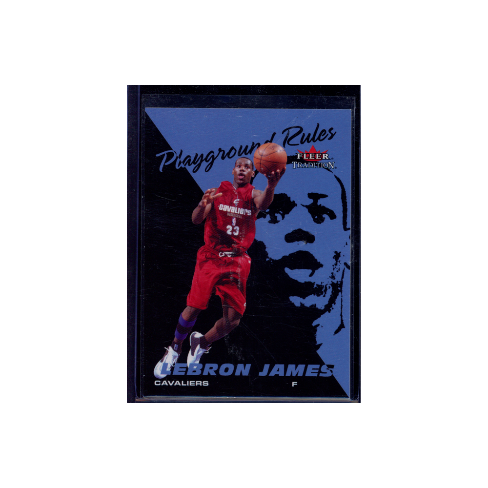 Lebron James 2003-04 Fleer Tradition Playground Rules Rookie #1
