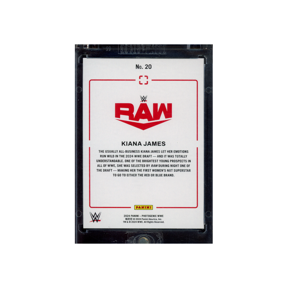Kiana James 2024 Panini Photogenic WWE Swirl /6
