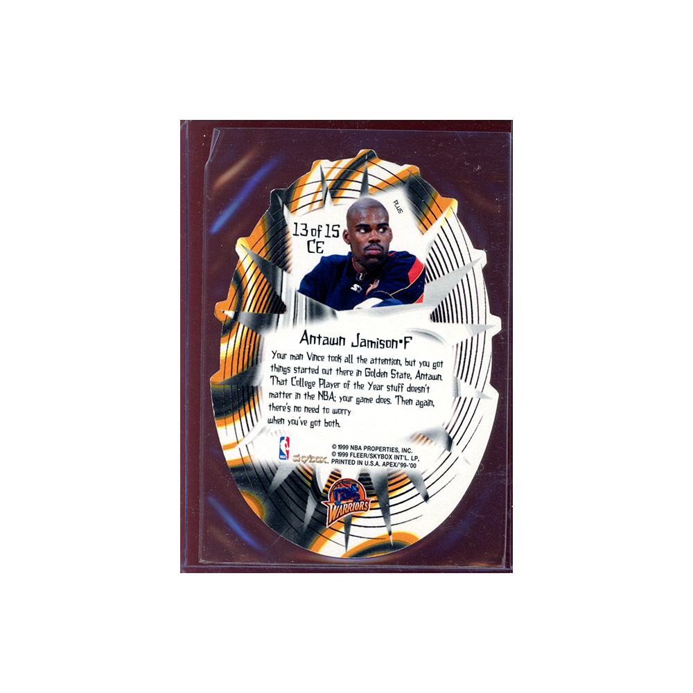 Antwan Jamison 1999 Skybox Apex Cutting Edge PLUS Die-Cut