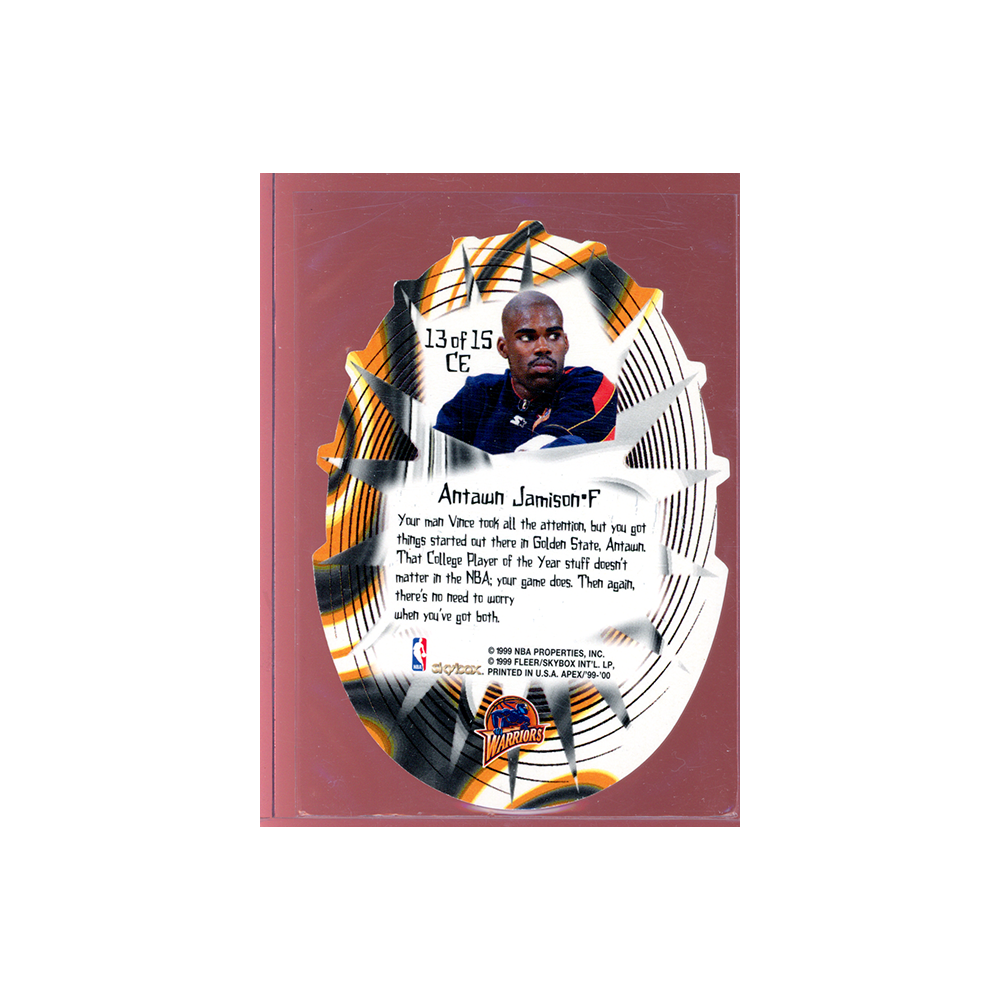 Antwan Jamison 1999 Skybox Apex Cutting Edge Die-Cut
