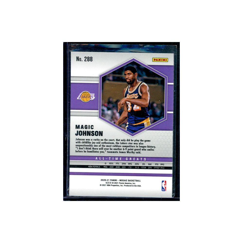 Magic Johnson 2020-21 Panini Mosaic Basketball Mosaic