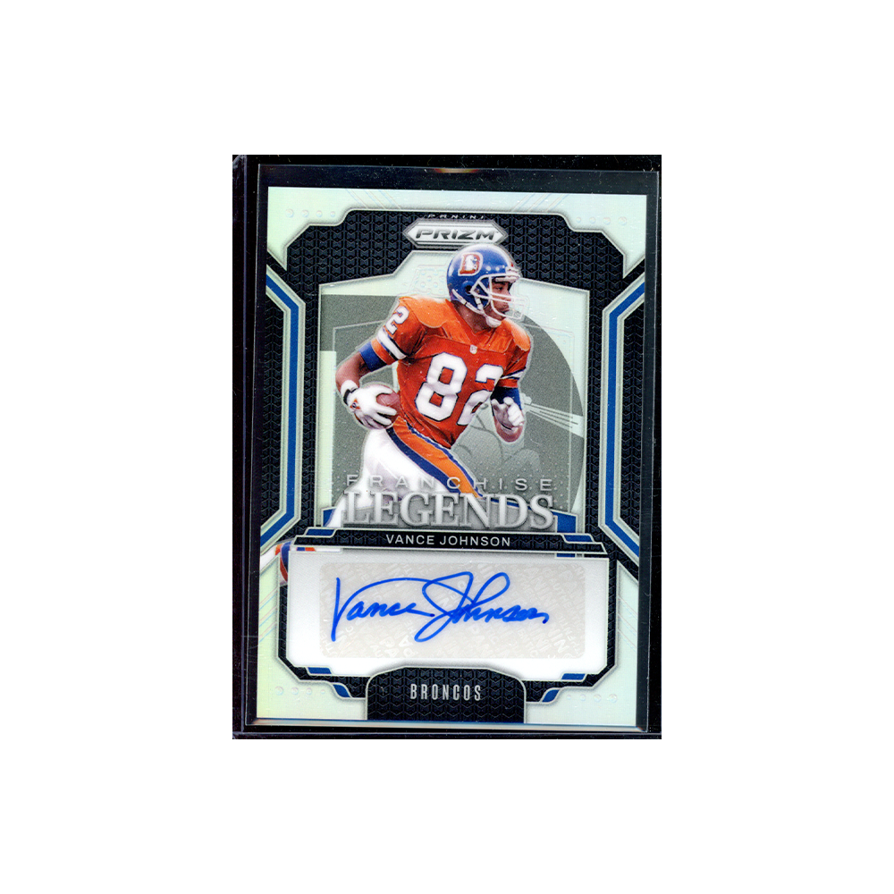Vance Johnson 2024 Panini Prizm Football Franchise Legends Car /149