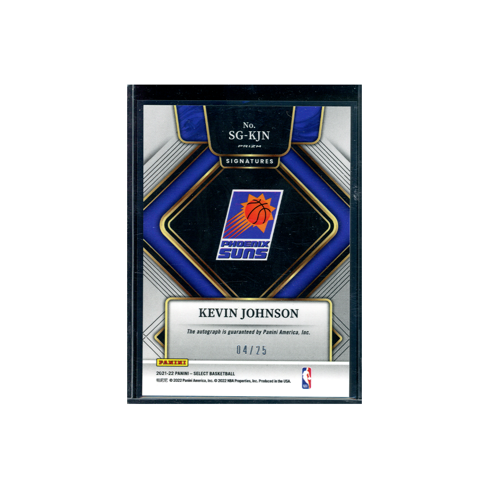 Kevin Johnson 2021-22 Panini Select Basketball Tie-Dye Auto /25