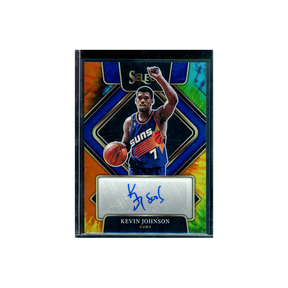 Kevin Johnson 2021-22 Panini Select Basketball Tie-Dye Auto /25
