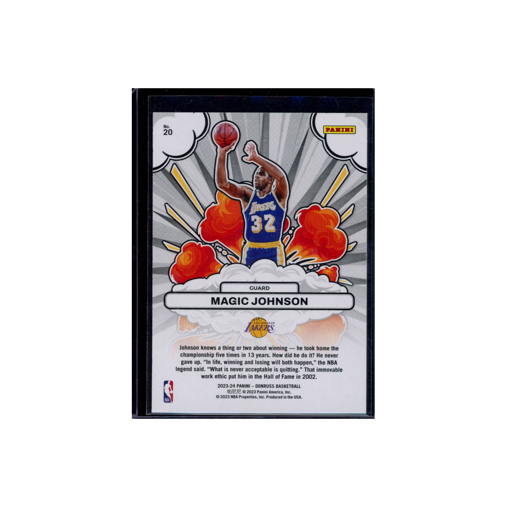 Magic Johnson 2023-24 Panini Donruss Basketball Bomb Squad #20