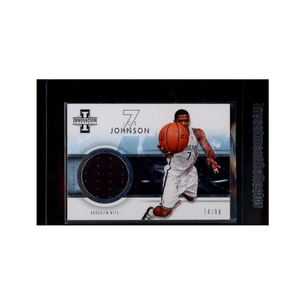 Joe Johnson 2012-13 Panini Innovation Basketball Game-Worn Jersey /99