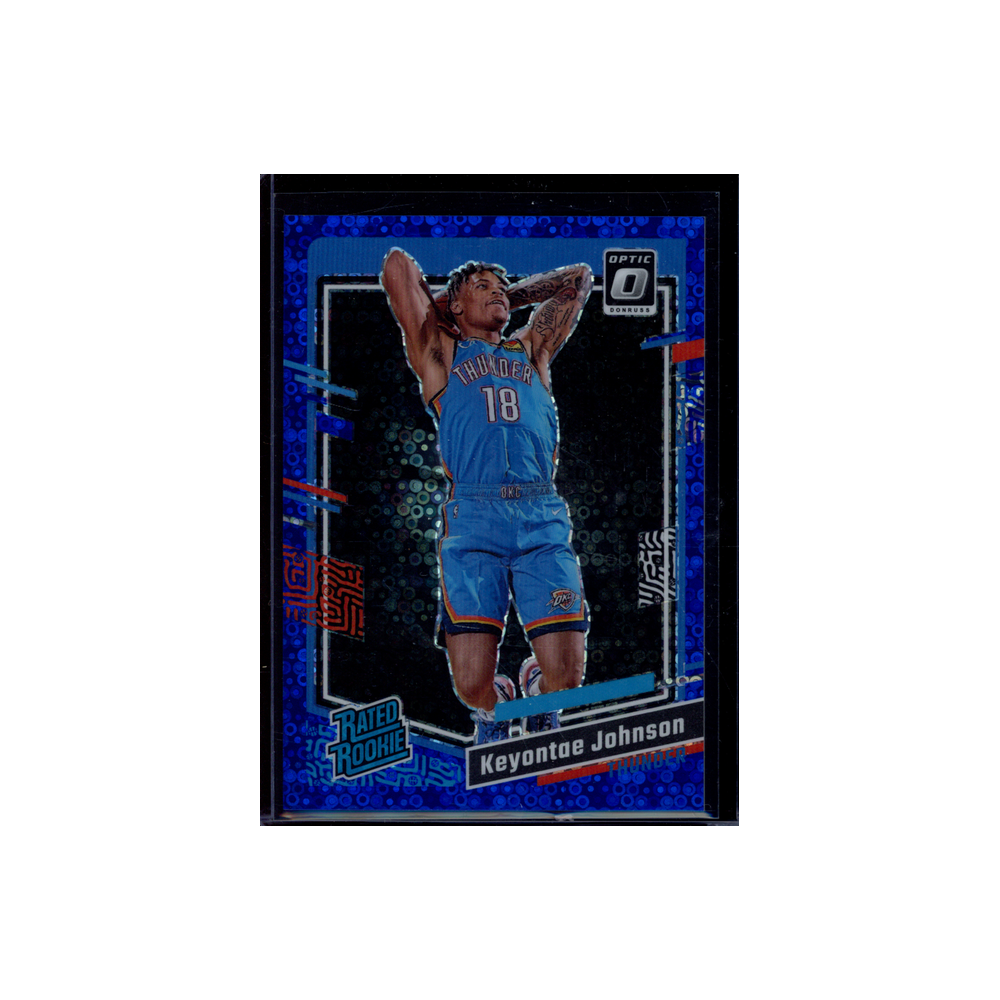 Keyontae Johnson 2023-24 Panini Donruss Optic Basketball Rated Rookie Blue Fast Break /49
