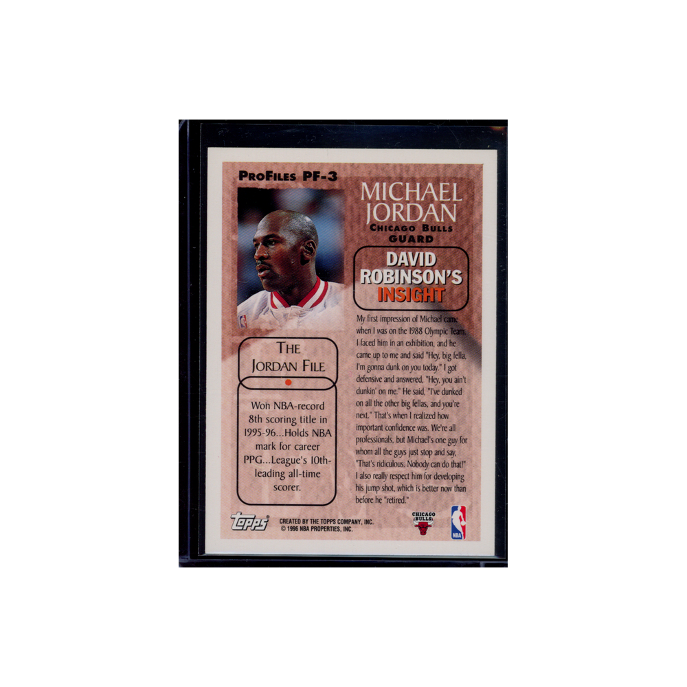 Michael Jordan 1996-97 Topps ProFiles #PF-3