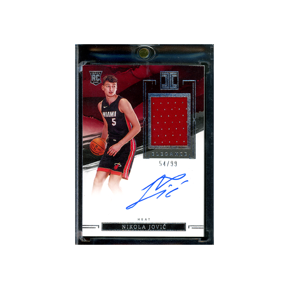 Nikola Jovic 2022-23 Panini Impeccable Basketball Elegance RPA /99