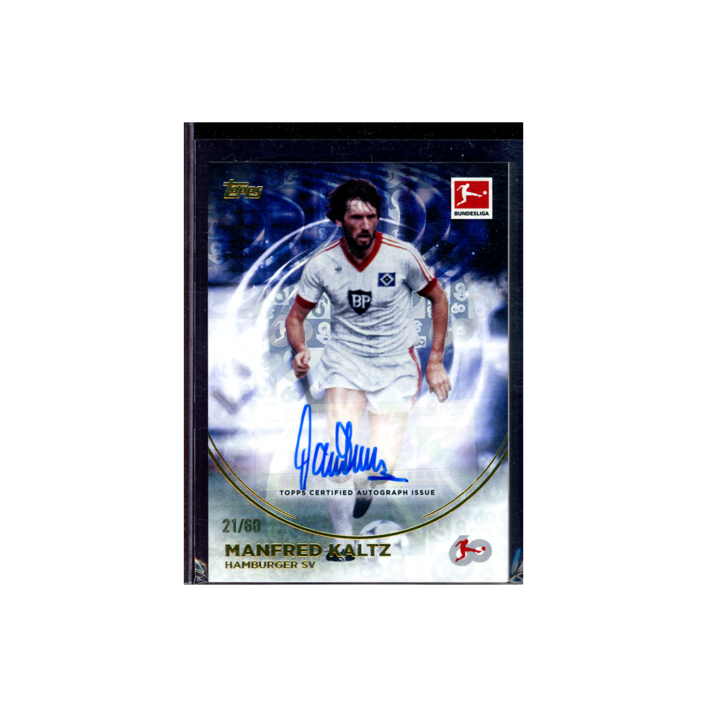 Manfred Kaltz 2023-24 Topps 60 Years of Bundesliga Soccer Auto /60
