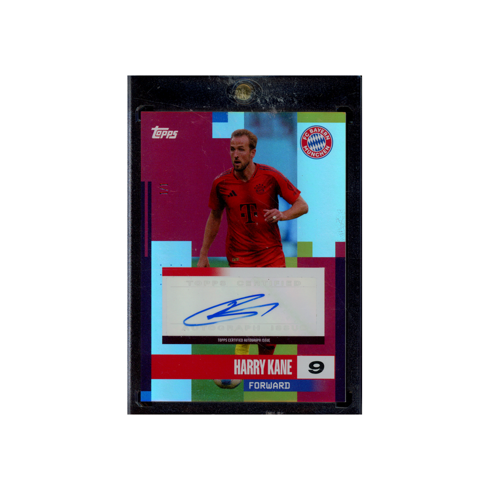 Harry Kane 2025 Topps Bayern Team Set Auto 1/1