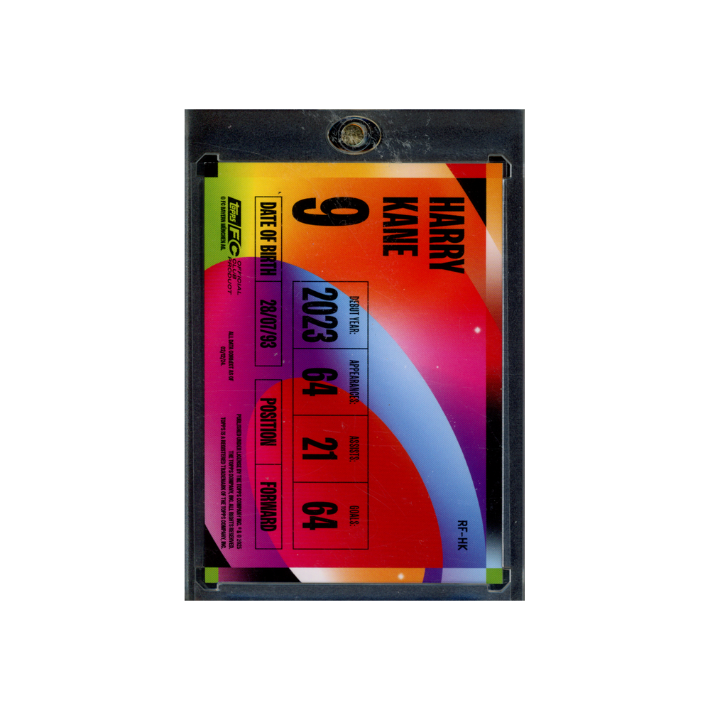 Harry Kane 2025 Topps Bayern Team Set Rainbow Flick