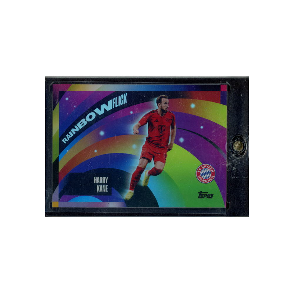 Harry Kane 2025 Topps Bayern Team Set Rainbow Flick