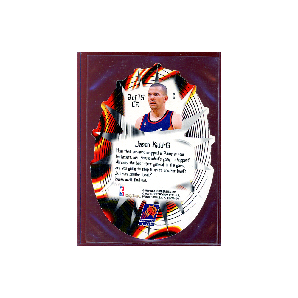 Jason Kidd 1999 Skybox Apex Cutting Edge PLUS Die-Cut