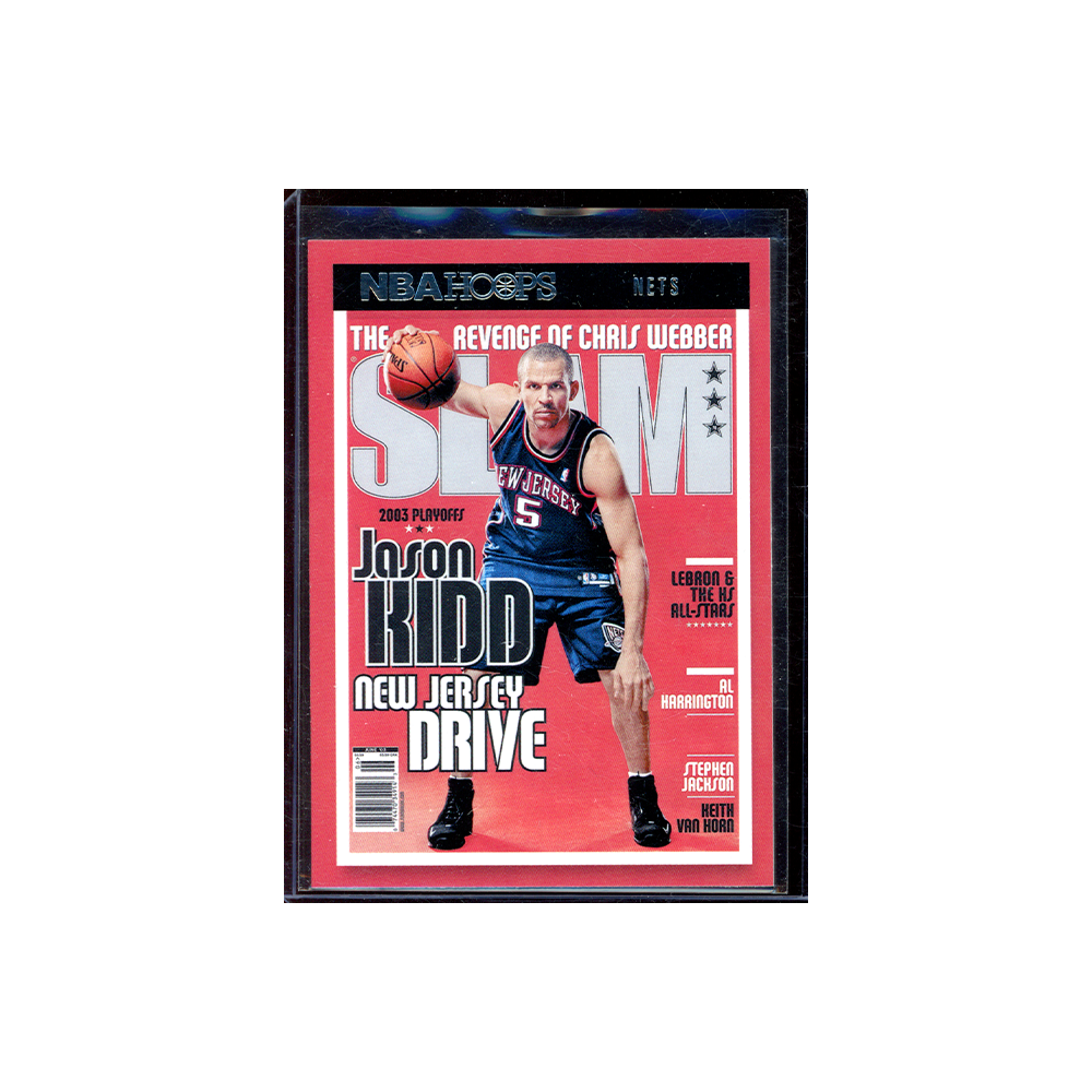 Jason Kidd 2021-22 Panini Hoops Basketball New Jersey Drive Slam